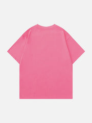 Süßes T-Shirt mit Kaninchen-Print