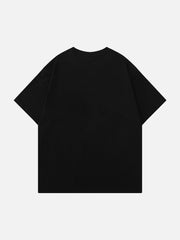 Süßes T-Shirt mit Kaninchen-Print