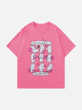T-shirt imprimé lapin mignon