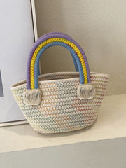 Joli sac fourre-tout arc-en-ciel