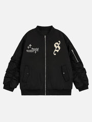 Veste de baseball foncée
