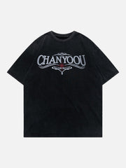 T-shirt en coton épais foncé