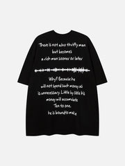 T-shirt imprimé Dark Night Street Hip-hop Angel Girl