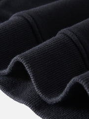 Sweat-shirt ample à capuche style sombre - 1697