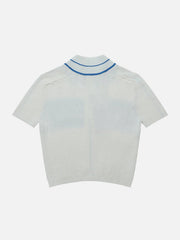 Dawn Know Strick-T-Shirt mit Farbblockdesign