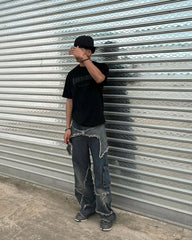 Design Sense Vielseitiges Buchstaben-T-Shirt - 1642