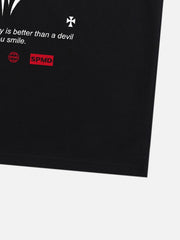 Devil & Angel Print T-shirt