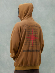 Devotional Cross Key Letter Hoodie