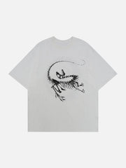 Dinosaur Fossil Plastisol Printing Tee