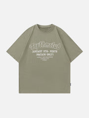 T-Shirt mit Dinosaurier-Totenkopf-Print