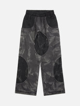 Distressed Tie-Dye Cutout Hip-Hop-Jogginghose