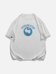 T-Shirt mit Enten-Print