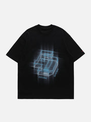 ED Cubic Letters Print Tee