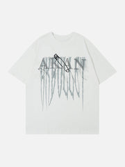 Embroidery Bullet Print Tee