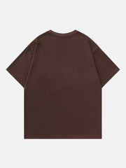 T-Shirt mit Schmetterlingsstickerei