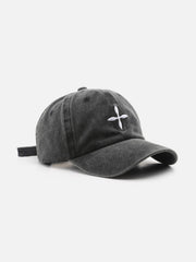 Casquette de baseball avec crucifix brodé
