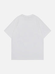 Embroidery Line Butterfly Tee