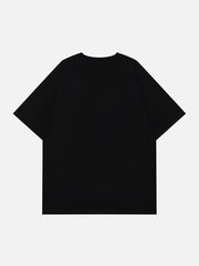 T-Shirt mit Kaninchen-Stickerei