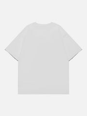 Embroidery Stripe Star Tee
