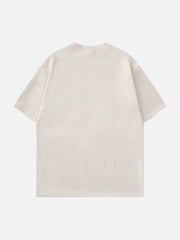 Embroidery Thorns Star Graphic Tee