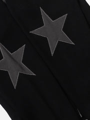 Five-pointed Zipper Hoodie