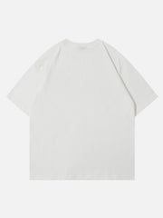 Flame Font Print Tee