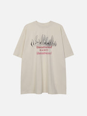 Flame Graffiti Graphic Tee