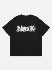 Flock Letter Tee