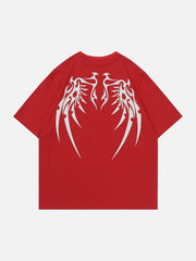 Flock Wing Bones Print Tee