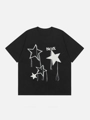 Flocked Star Tassel Tee