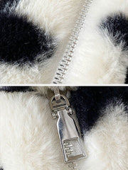 Schultertasche mit Blumenmuster