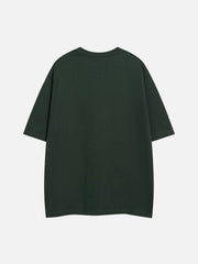 T-Shirt mit Schaumstoff-Buchstaben-Print