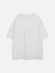 T-Shirt mit Schaumstoff-Buchstaben-Print