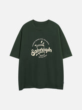 T-shirt imprimé lettres en mousse