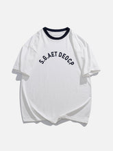 T-shirt à lettres imprimées en mousse