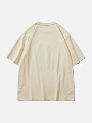 T-Shirt mit Schaumstoff-Kaninchen-Print