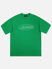 T-Shirt mit Schrift-Logo-Druck