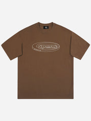 T-Shirt mit Schrift-Logo-Druck