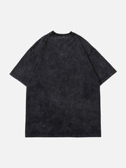 Locker sitzendes T-Shirt mit lustigem Grafikdruck