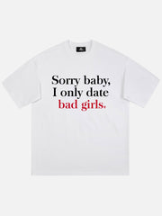 T-Shirt mit lustigem Slogan-Print – 1799