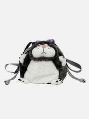 Sac en peluche amusant en forme de chaton
