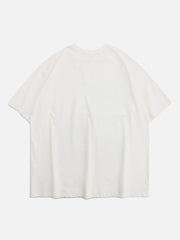 Fuzzy Letters Halskette T-Shirt