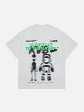 T-shirt à motif pelucheux