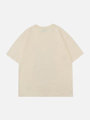 T-shirt imprimé lapin duveteux