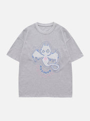 T-Shirt mit 3D-Muster „Ghost“