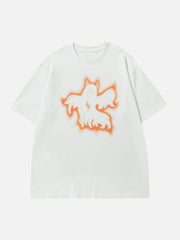 T-Shirt mit Ghost Demon Corner-Print