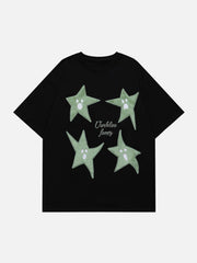 T-Shirt mit Ghost Star-Print