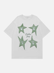 T-Shirt mit Ghost Star-Print