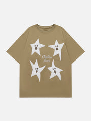 T-Shirt mit Ghost Star-Print