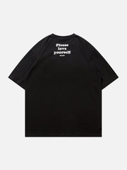 T-Shirt mit „Gloves Gestures“-Grafik